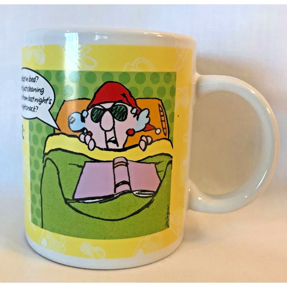 Maxine Grouchy by Nature/Breakfast in Bed Hallmark Coffee Cup Mug #31708